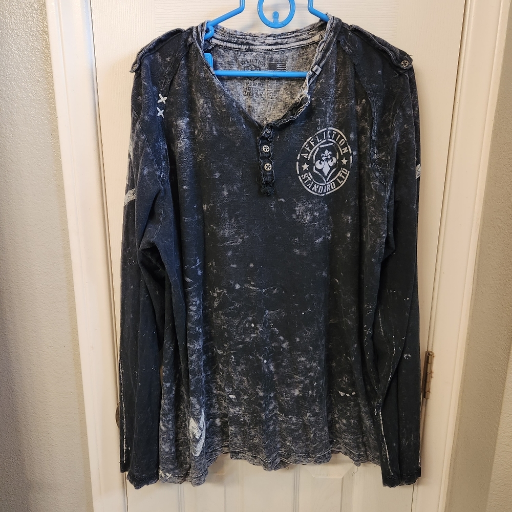 Affliction shirt size 2XL